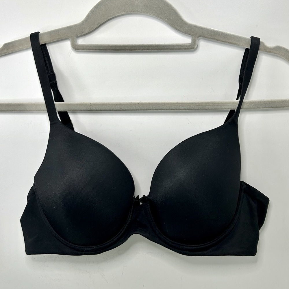 Soma Embraceable Full Coverage Black Adjustable Strap Bra 36B